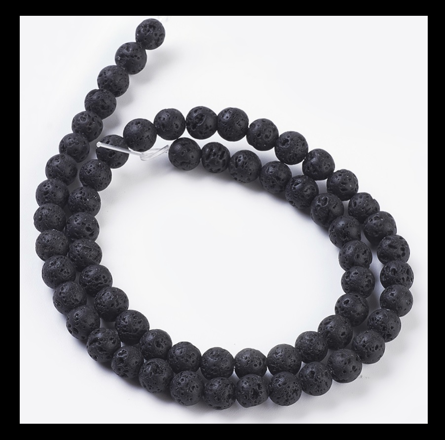 Lava Beads 6mm