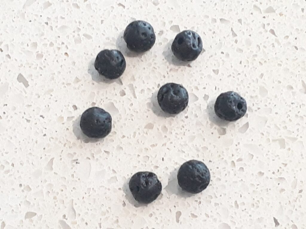 Lava Bead 4mm Single