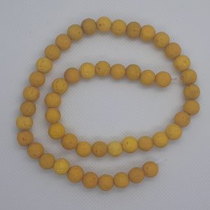 Yellow Lava Beads 8mm