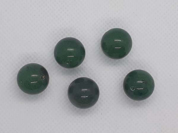 14mm Green Jade Round