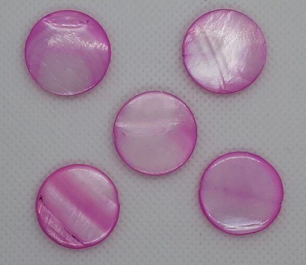 PEARL SHELL Pink 20mm MOSAICS