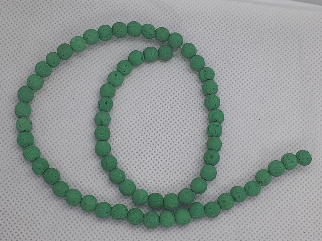 Teal Lava Beads 6mm Wholesale Lava Beads Australia