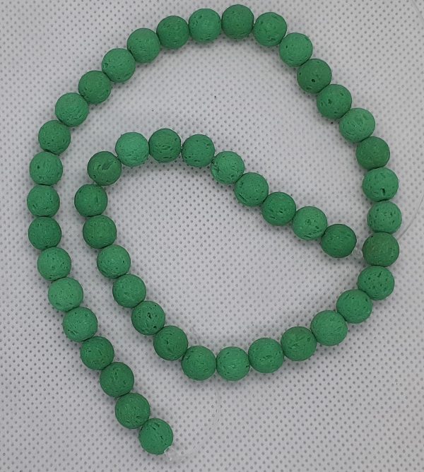 Lava Beads 8mm Teal