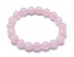 Bracelet Rose Quartz Gemstone Beaded Stretch Bracelet. 6mm Beads