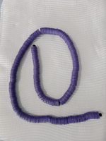 8mm Purple Clay Beads