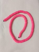8mm Pink Clay Beads