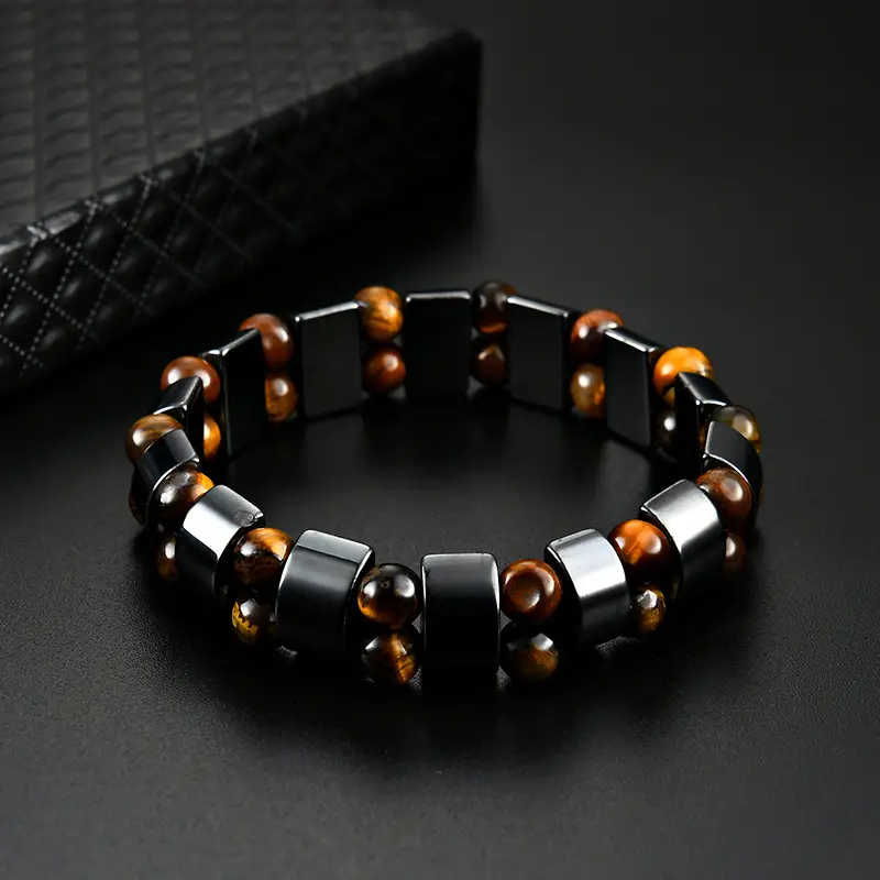 Bracelets for Men Hematite & Tiger Eye Bracelet