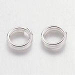 2 x Iron Split Rings, Double Loops Jump Rings