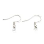 2 x 316 Surgical Stainless Steel Earring Hooks, Ear Wire