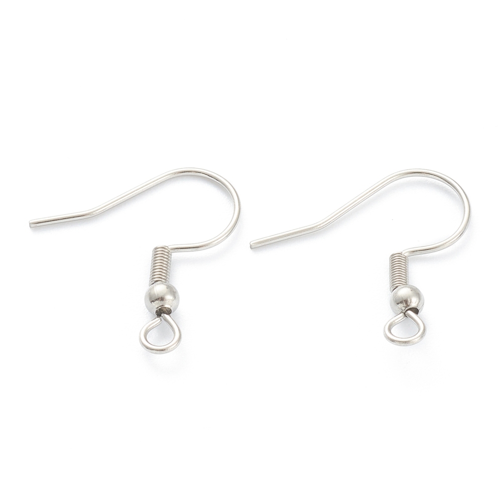 2 x 316 Surgical Stainless Steel Earring Hooks, Ear Wire - Lava Beads and  Semi-Precious Gemstones Australia