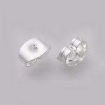 2 x Stainless Steel Ear Nuts